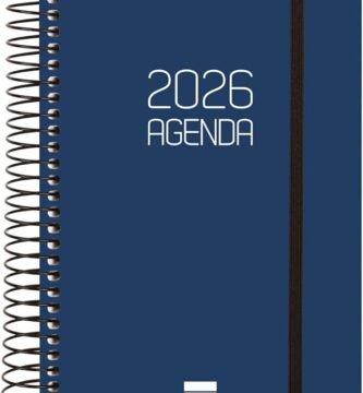 Agenda Finocam 2026 azul espiral