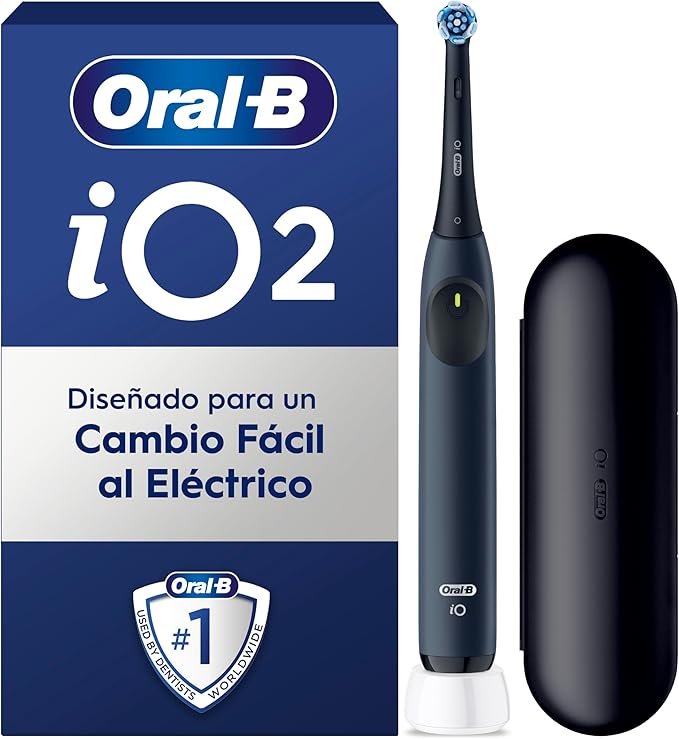 Cepillo eléctrico Oral-B iO 2 azul con estuche de viaje