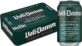 Pack de 24 latas cerveza Voll-Damm Doble Malta