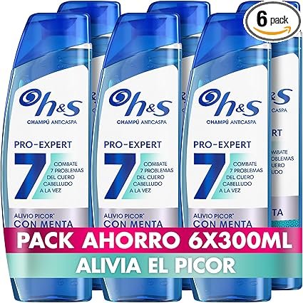 Bote champú HS Pro Expert anticaspa