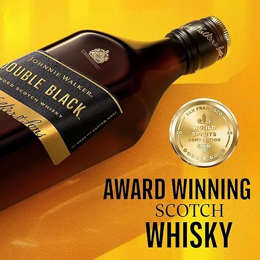 Botella whisky Johnnie Walker Double Black Label con caja