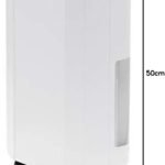 Deshumidificador Olimpia Splendid panel de control digital mostrando humedad