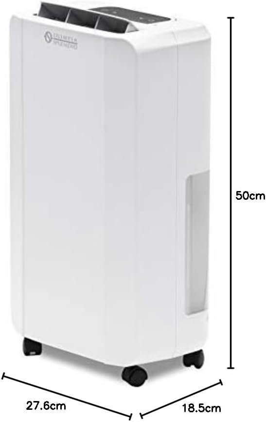 Deshumidificador Olimpia Splendid panel de control digital mostrando humedad